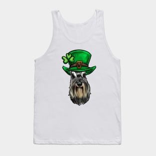 St Patricks Day Miniature Schnauzer Tank Top